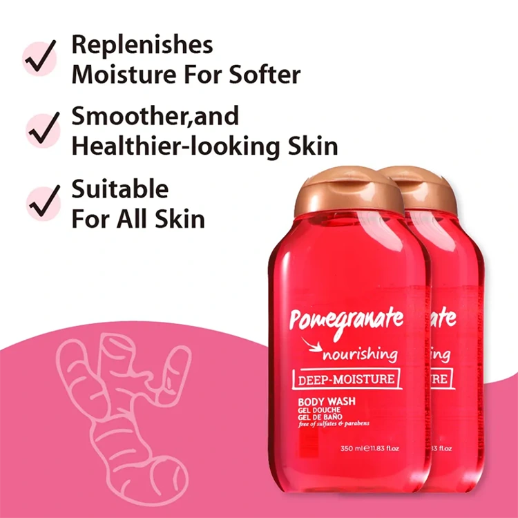 Ingefära & Granatäpple Deep-Moisture Body Wash